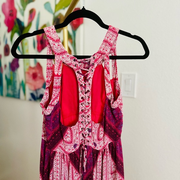 Free People You Made My Day Printed Maxi Dress, Wildflower Combo - Picture 4 of 8